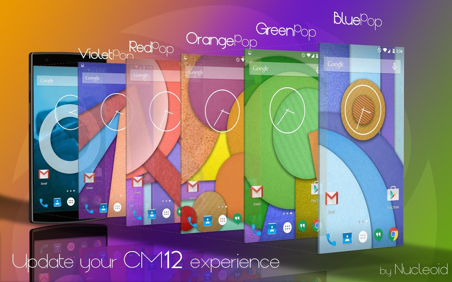 CM12 Blue Pop Theme