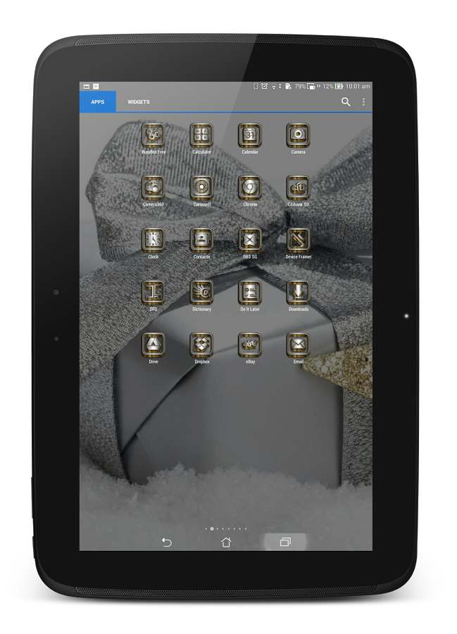 SilverGold 3D Icon CM&Launcher