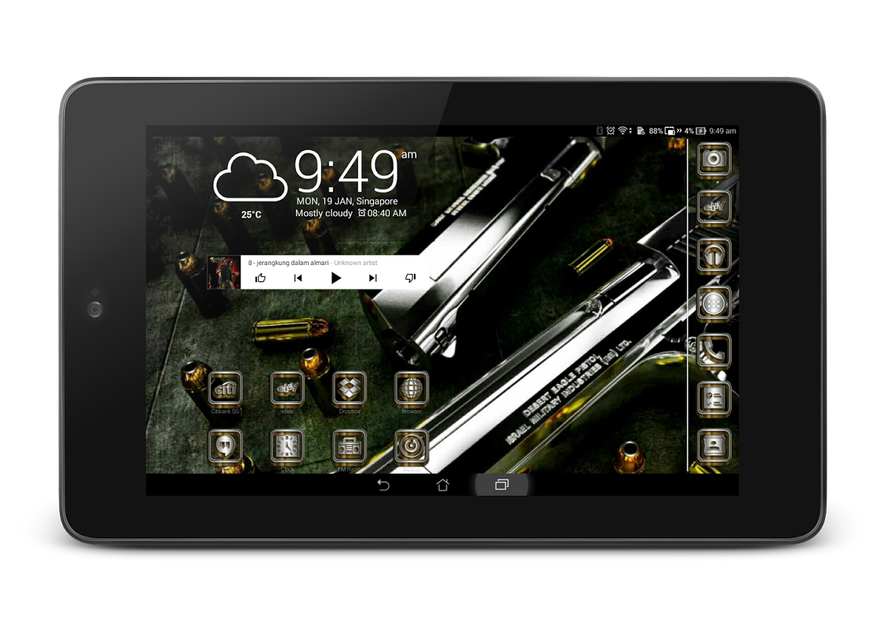 SilverGold 3D Icon CM&Launcher