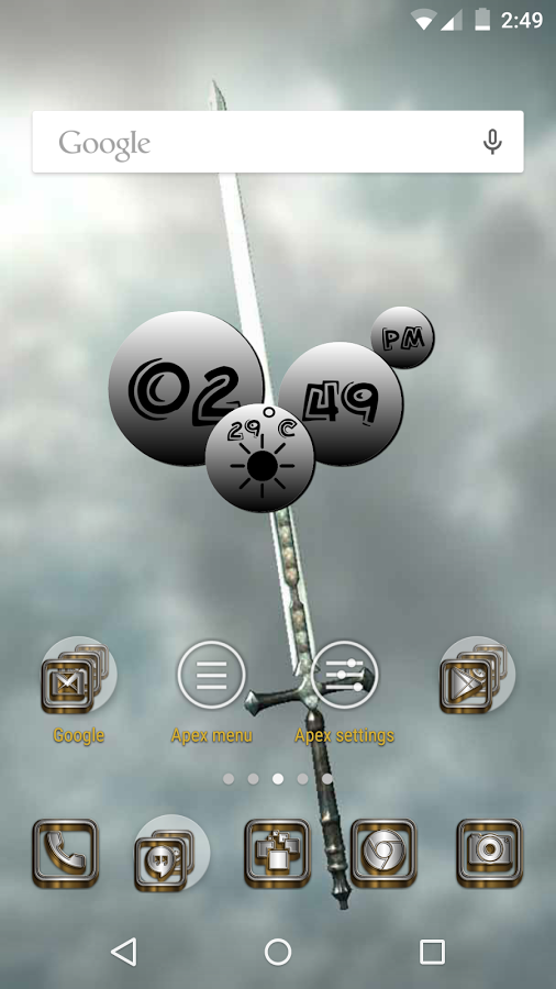 SilverGold 3D Icon CM&Launcher