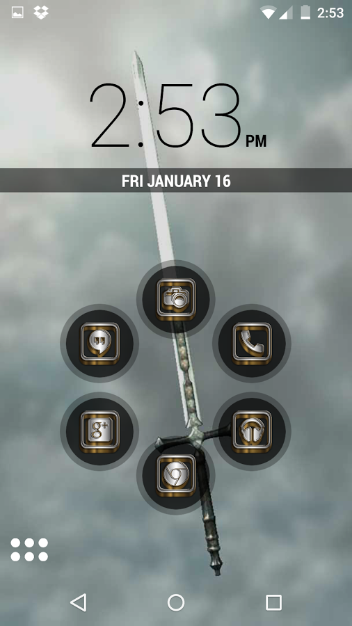 SilverGold 3D Icon CM&Launcher