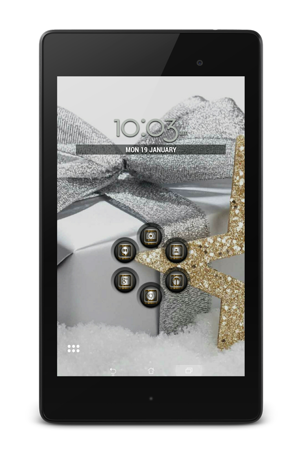 SilverGold 3D Icon CM&Launcher