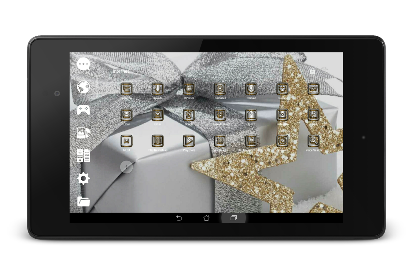 SilverGold 3D Icon CM&Launcher