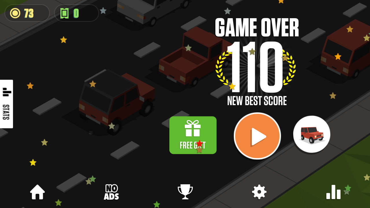 Blocky Cars: Traffic Rush