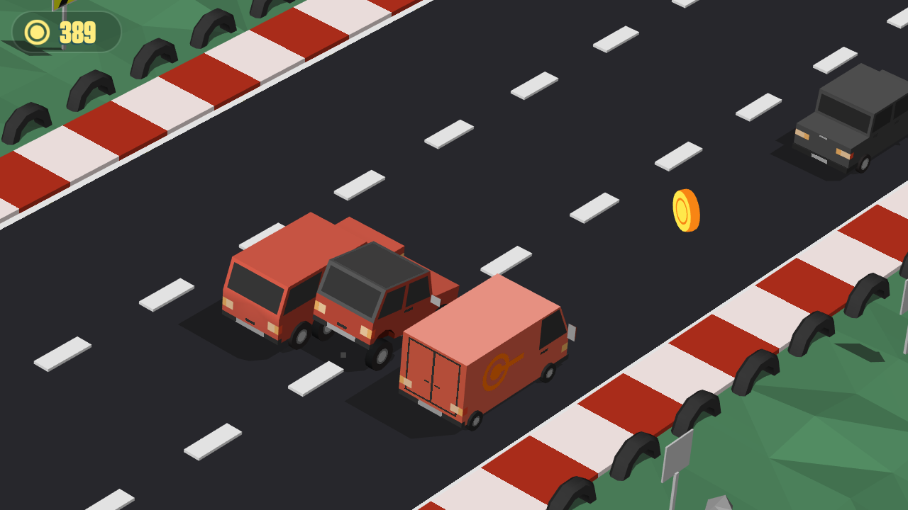 Blocky Cars: Traffic Rush