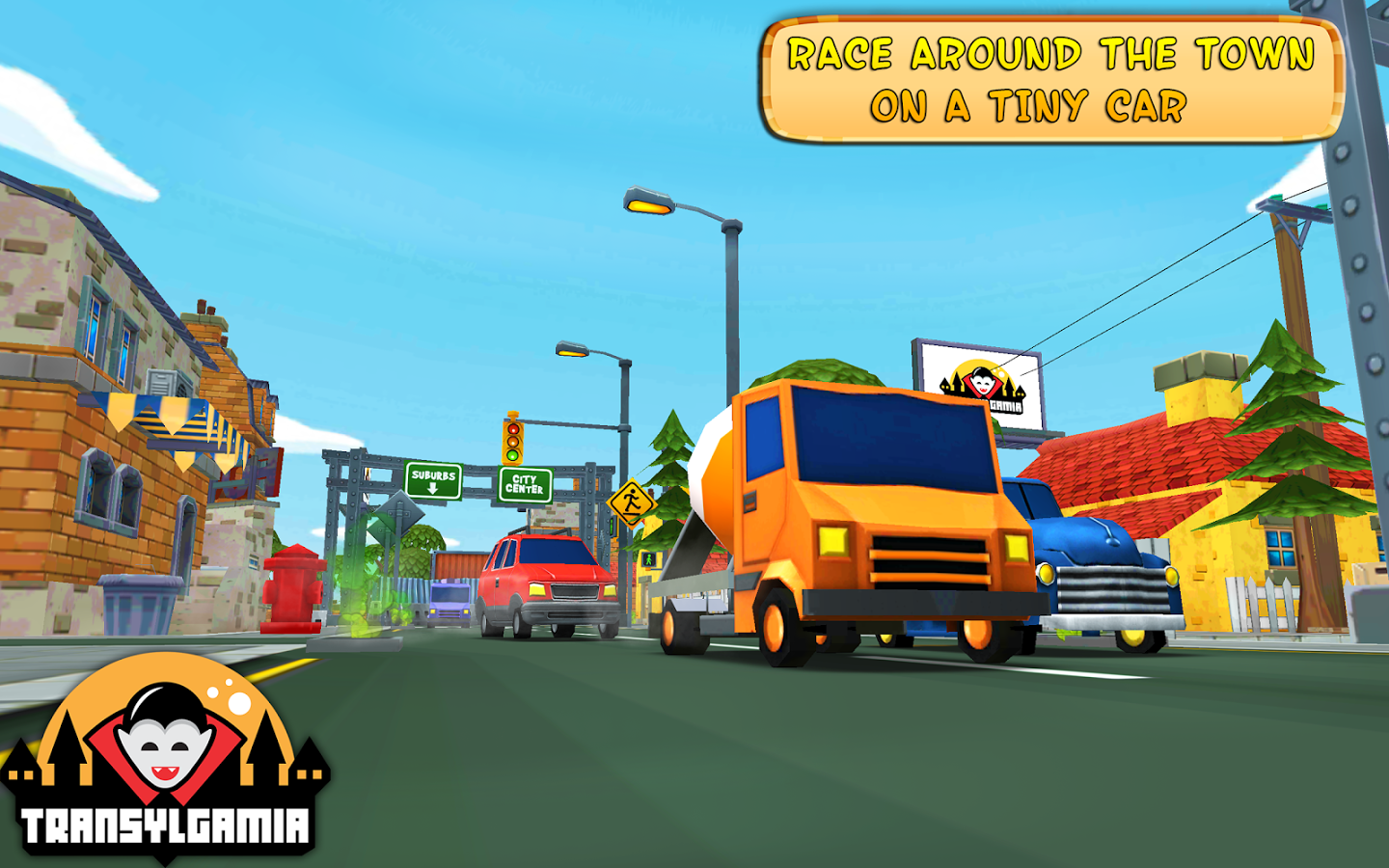 Cartoon Race 3D Car Driver