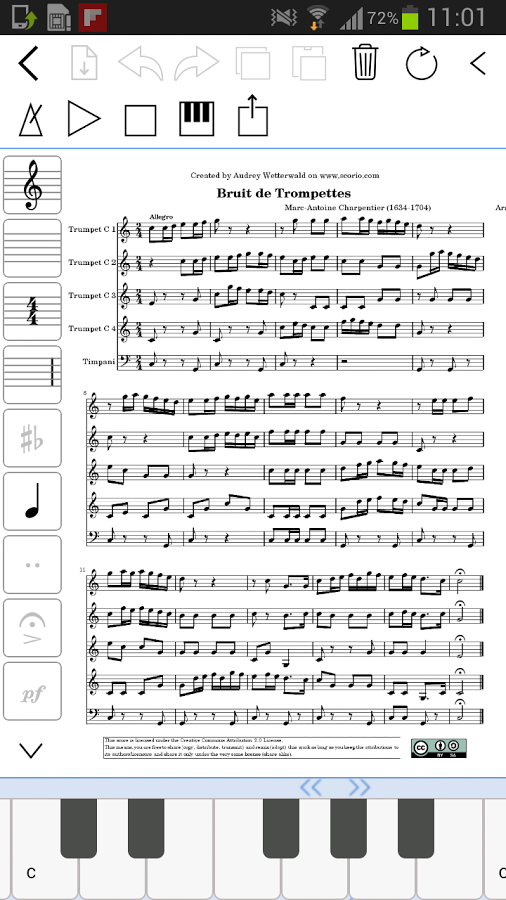 scorio Music Notator