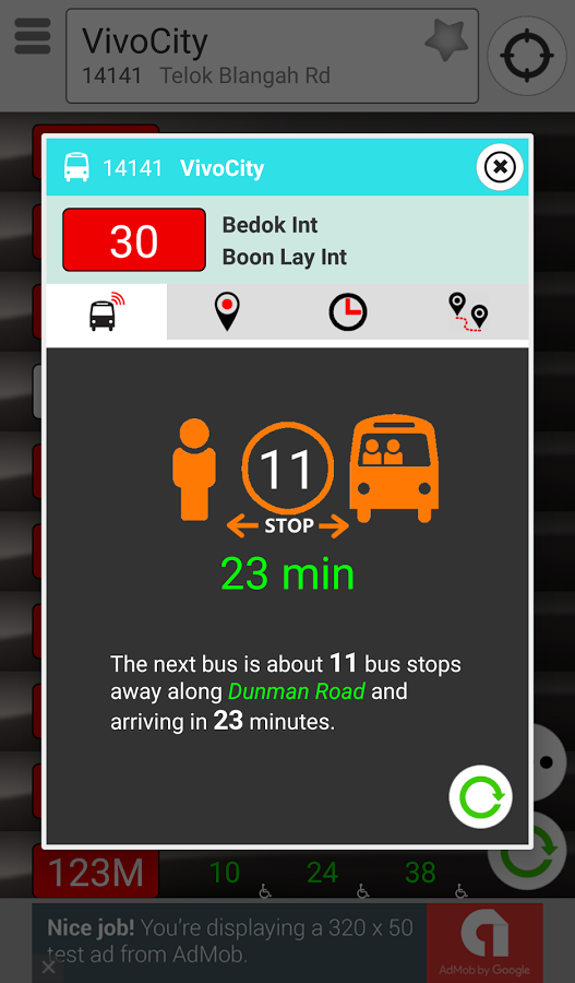 SingBUS: Next Bus Arrival Info