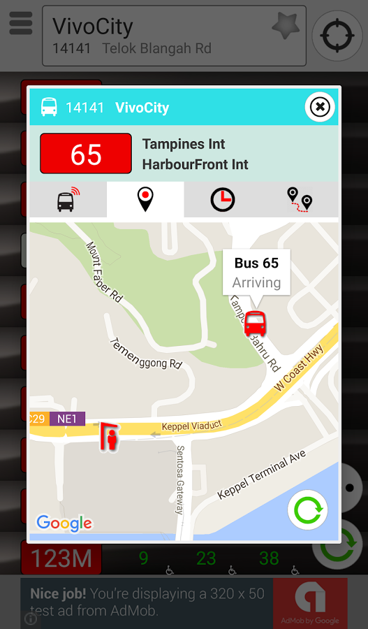 SingBUS: Next Bus Arrival Info