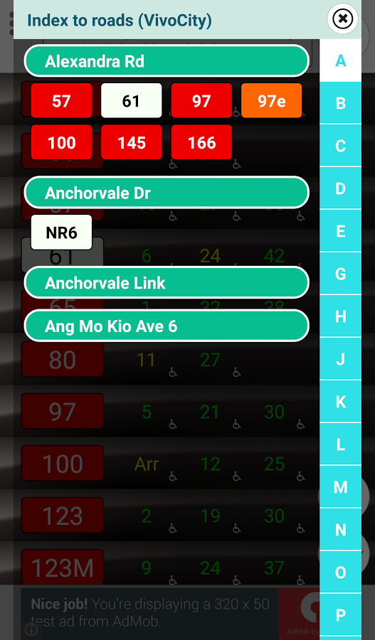 SingBUS: Next Bus Arrival Info