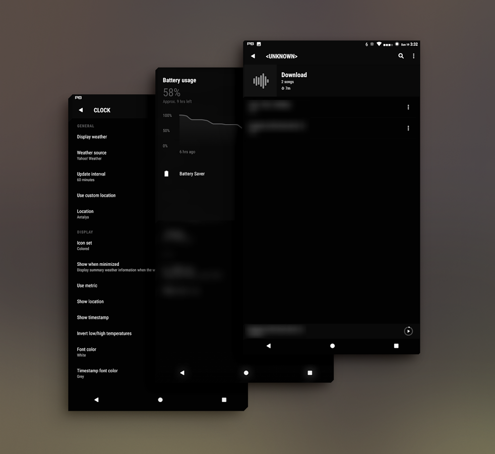 PitchBlack│Nougat✔Oreo✔Oxygen 8.0 Substratum Theme