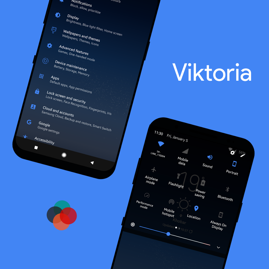 Viktoria Substratum Theme for Samsung