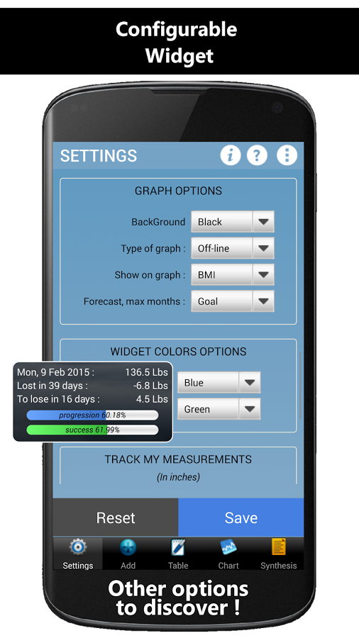 Weigh-In Deluxe Weight Tracker