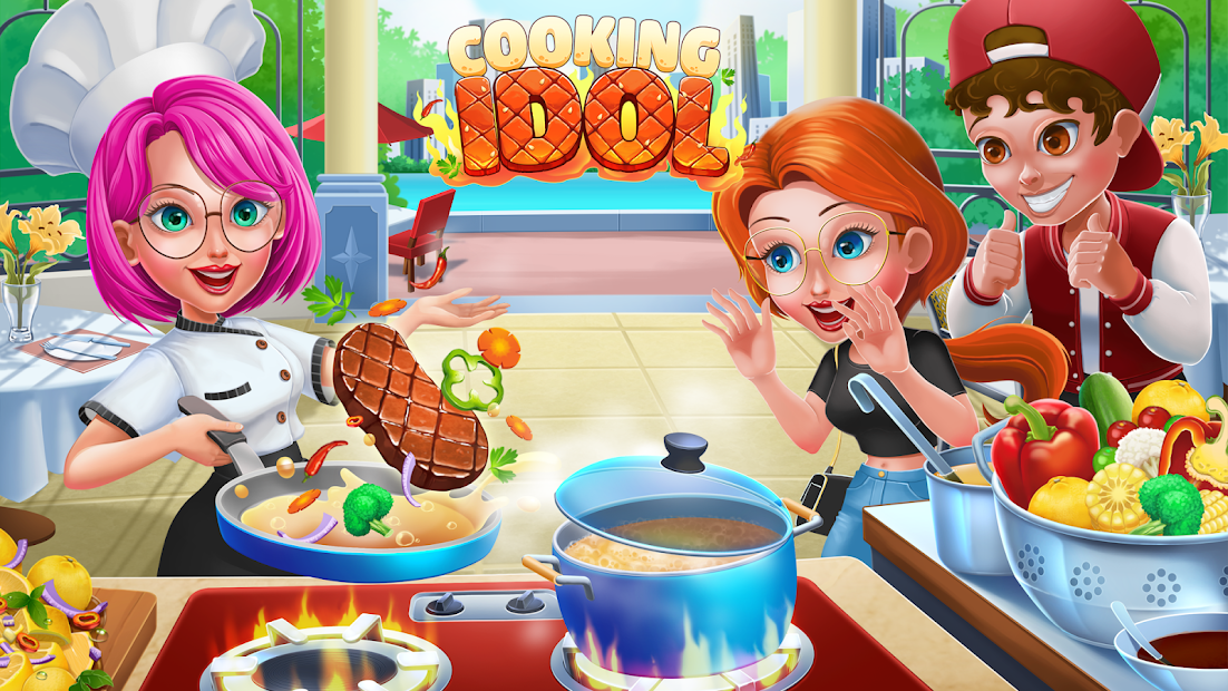 Cooking Idol - A Chef Restaurant Cooking Game  (Free Shoppin