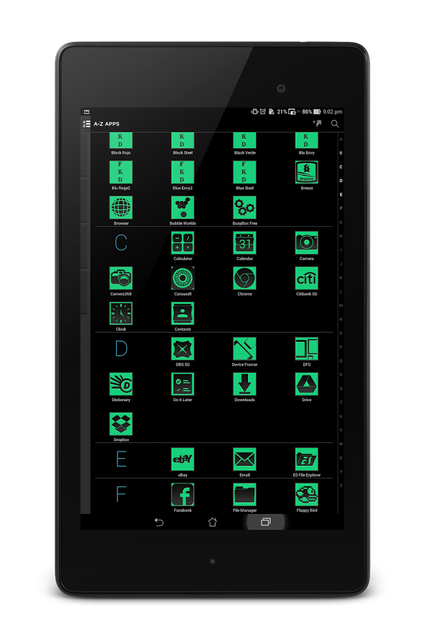 BlackVerde Icons CM12&Launcher