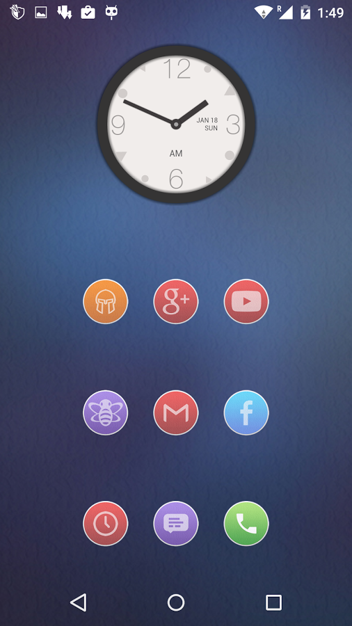 Dark Flat UI - CM12 Theme