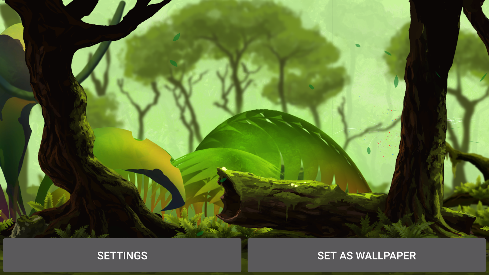 Mossy Forest Live Wallpaper