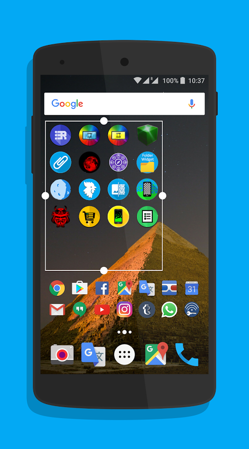 Foldery Multicon Folder Widget