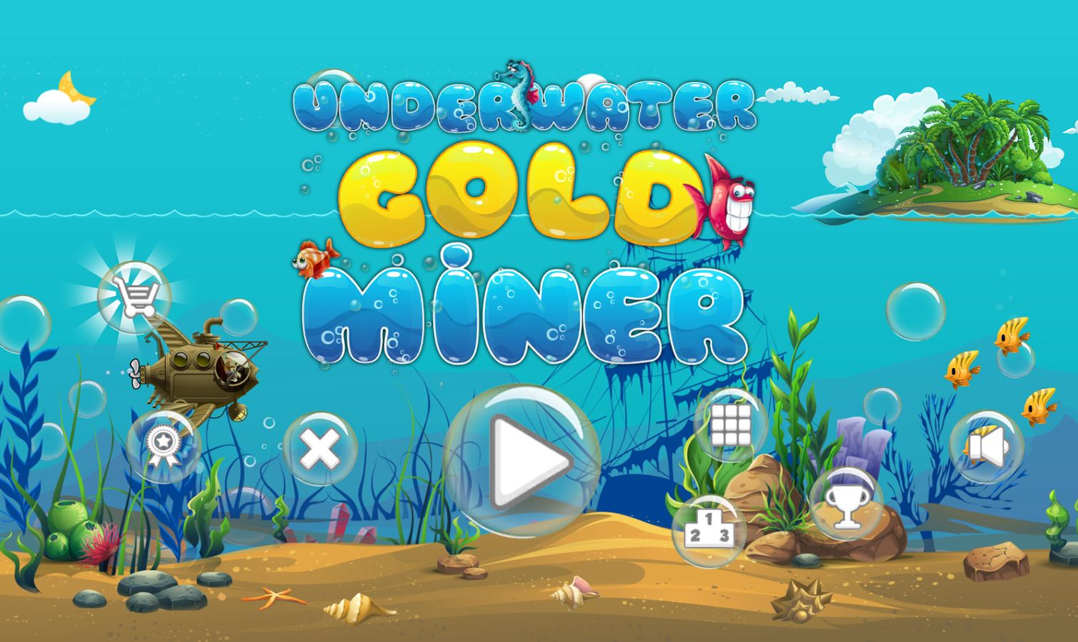 Underwater Gold Miner (Mod Money)