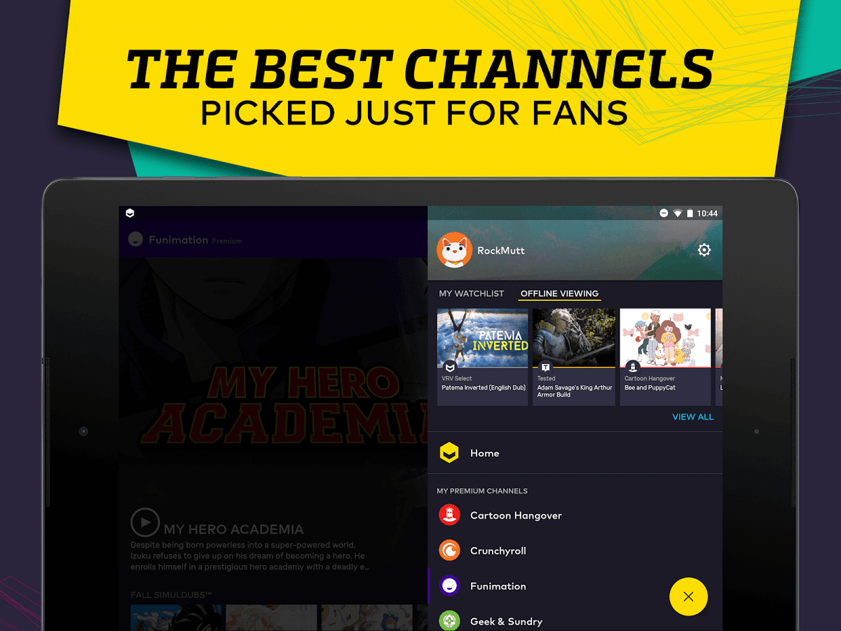 VRV: Anime, game videos & more