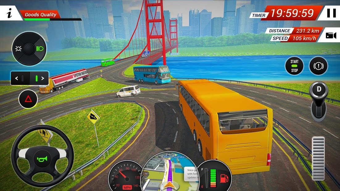 Coach Bus Driving Simulator 2018 (Free Shopping)