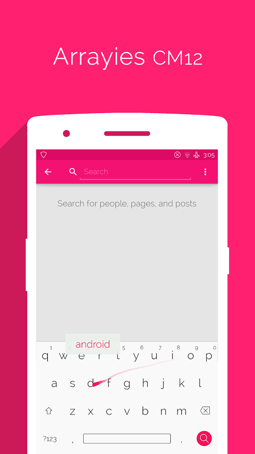 Arrayies Magenta CM12/11 theme