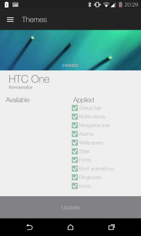 CM12 HTC One Sense theme
