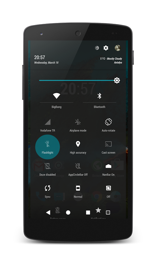 PitchBlack™ (G-Cyan) Theme