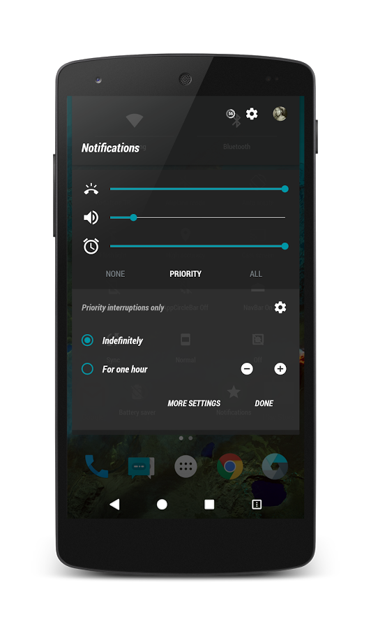 PitchBlack™ (G-Cyan) Theme