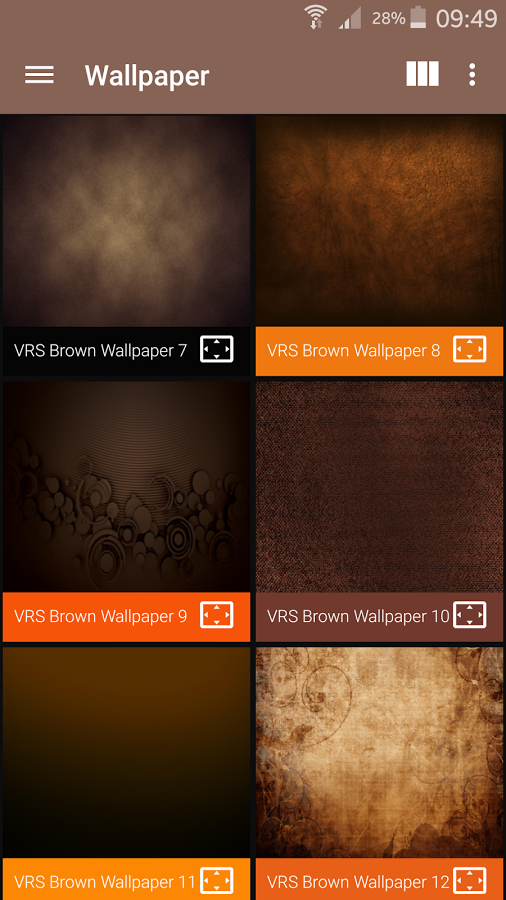 VRS Brown Icon Pack