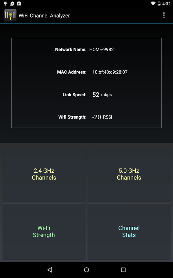 WiFi Channel Analyzer