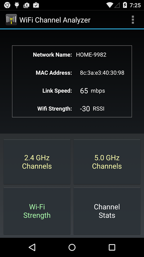 WiFi Channel Analyzer