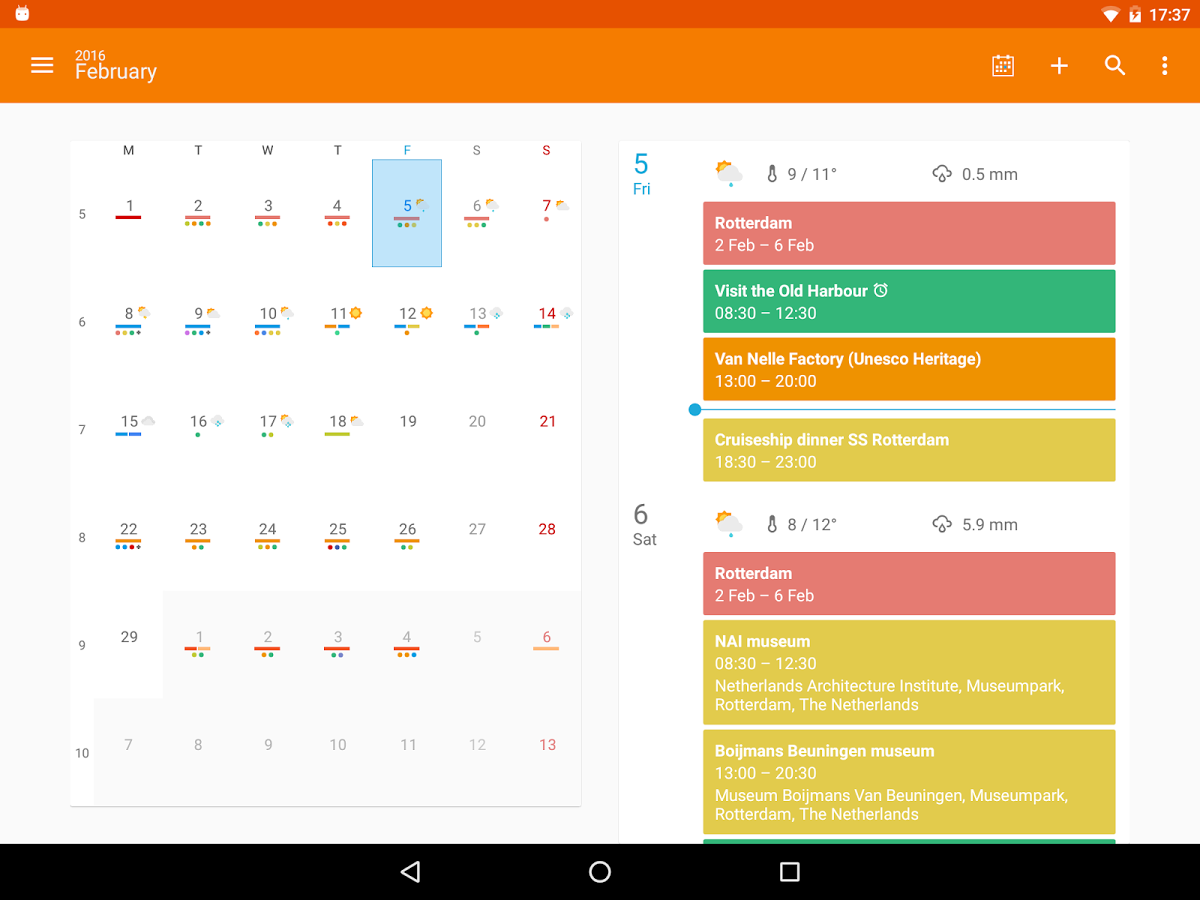 DigiCal calendar & widgets