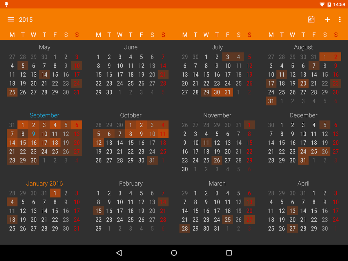 DigiCal calendar & widgets