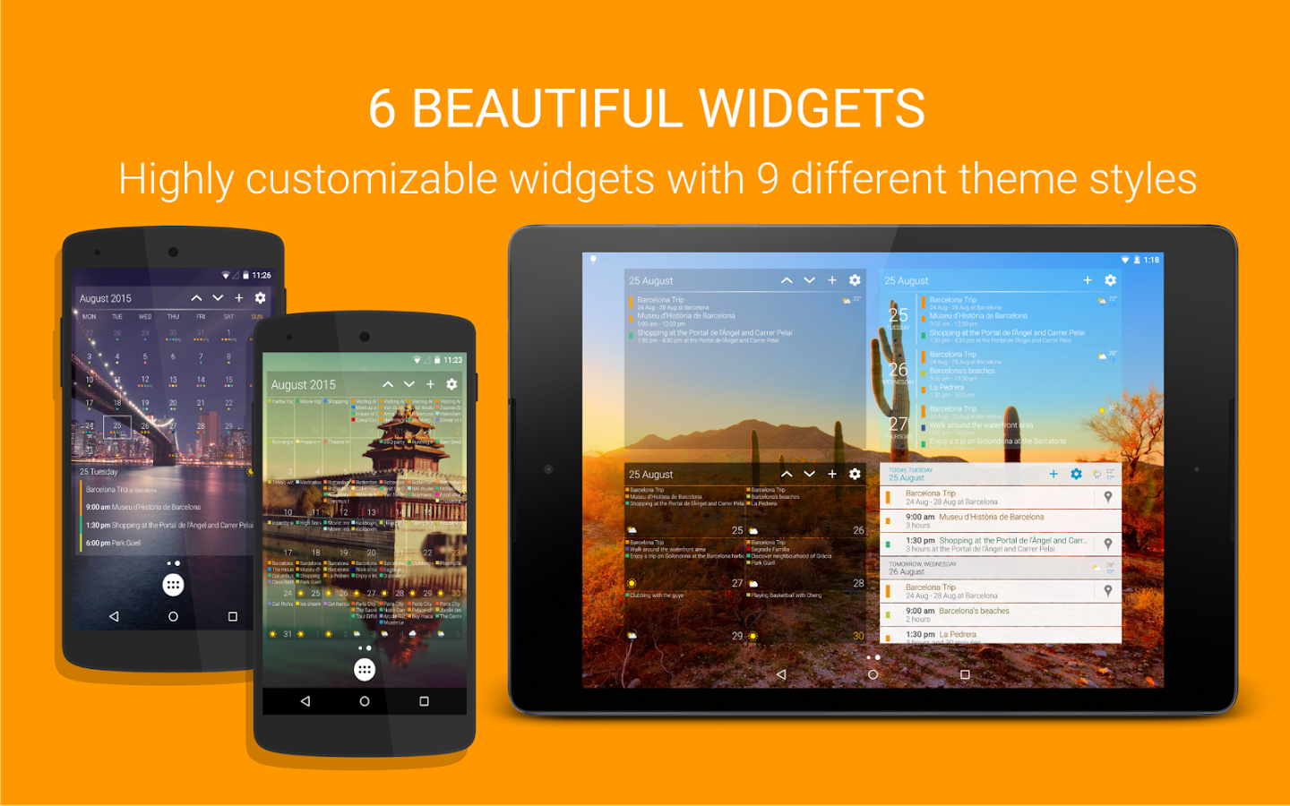 DigiCal calendar & widgets