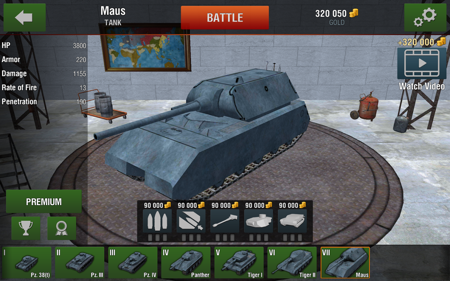 Tanks:Hard Armor 2 (Mod Money/Unlock/Ads-Free)