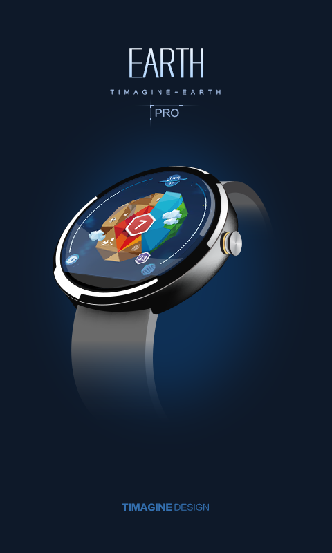 Watch Face Timagine Earth Pro