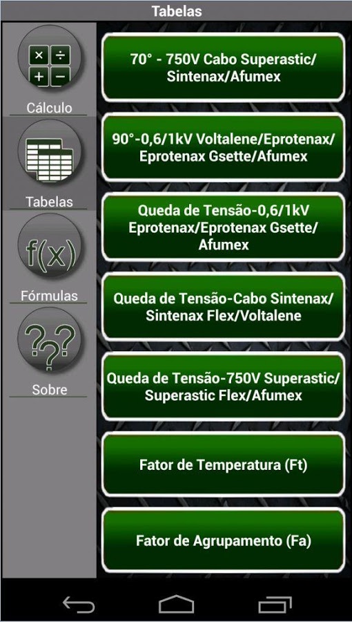 Electrical Calculation memory.