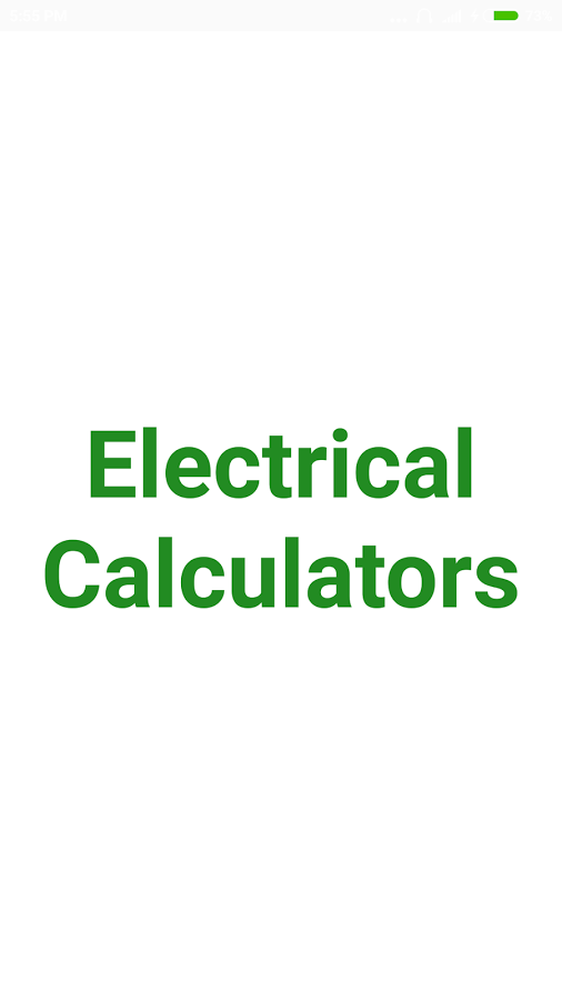 Electrical Calculator