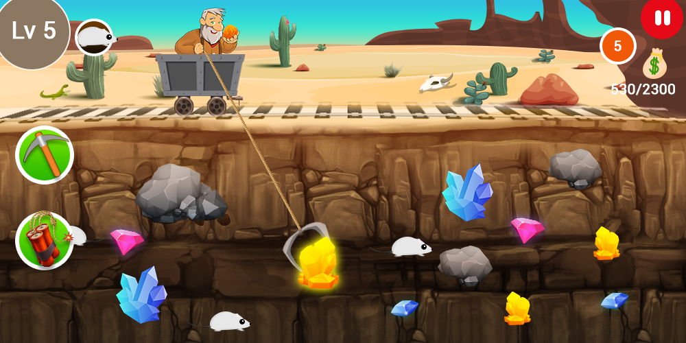 Gold Miner 2017 (Mod Money)