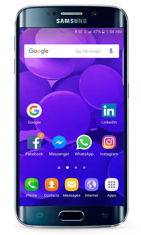 S8 launcher theme