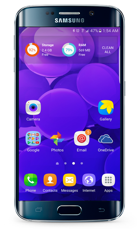 S8 launcher theme