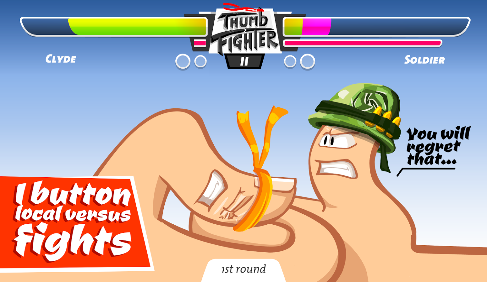 Thumb Fighter (Mod Money)