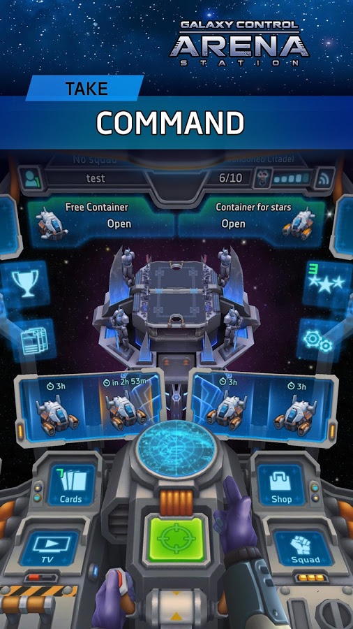 Arena: Galaxy Control online PvP battles