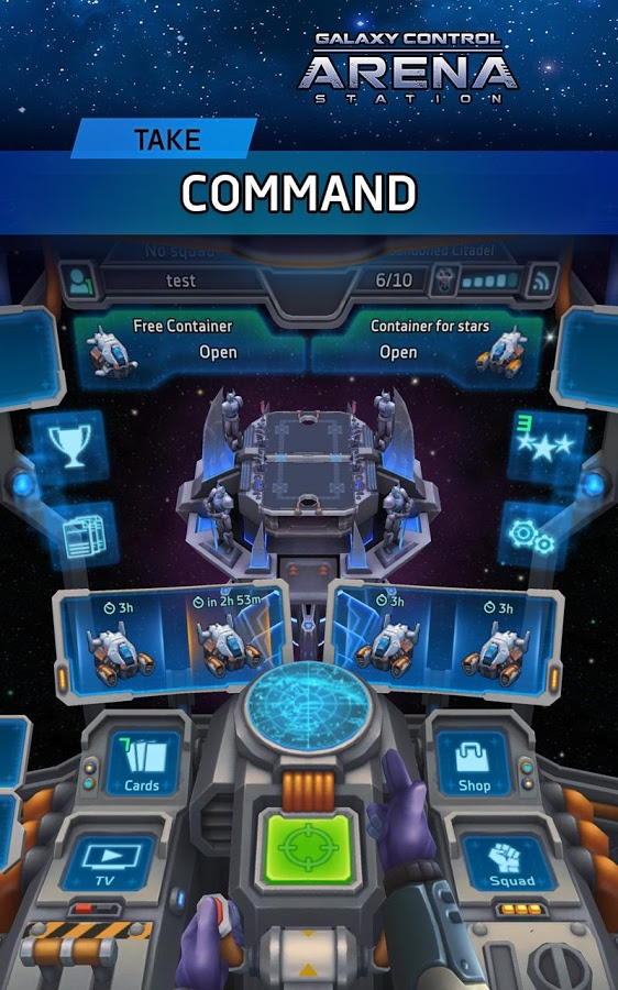 Arena: Galaxy Control online PvP battles