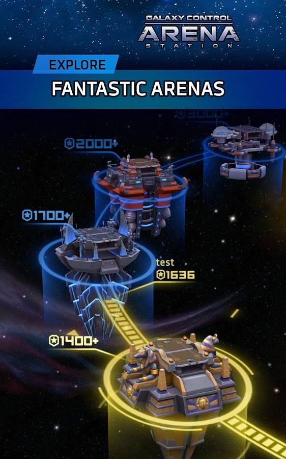 Arena: Galaxy Control online PvP battles