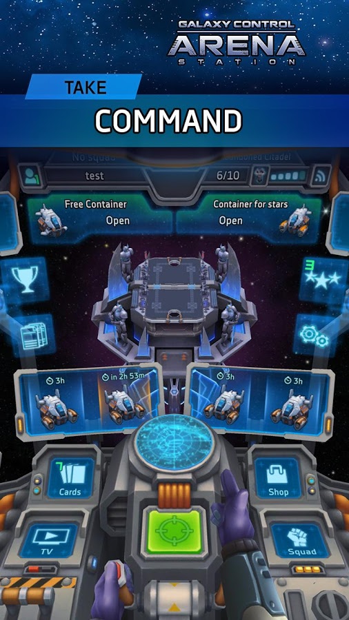 Arena: Galaxy Control online PvP battles