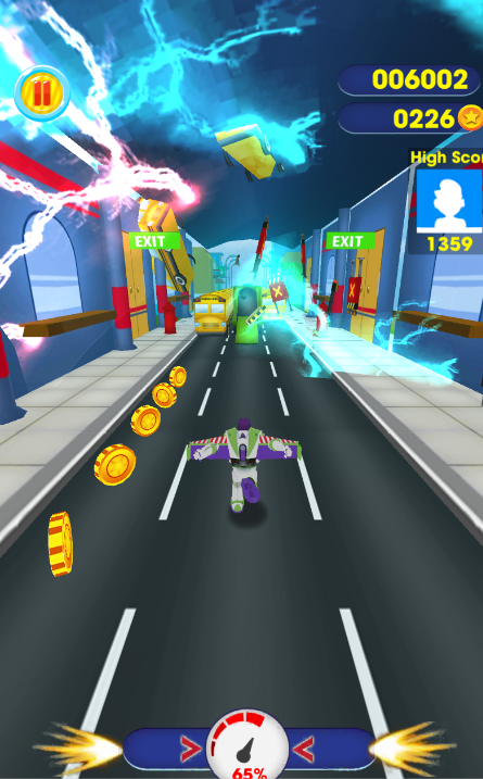 Buzz Subway Lightyear -  Running Game (Mod Money)