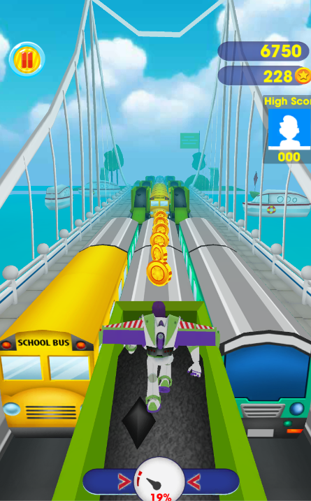 Buzz Subway Lightyear -  Running Game (Mod Money)