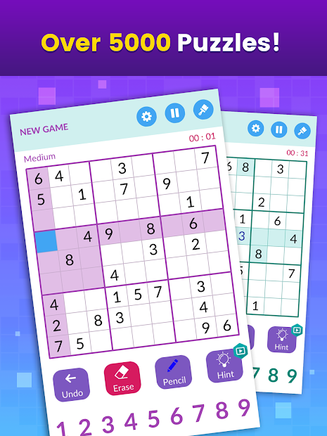 Sudoku Pro 5000+ Brain Training Puzzles for Adults